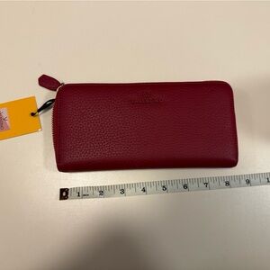 Valentino Red Leather Wallet